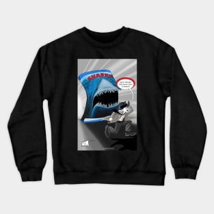 Little Ian- When Blu-rays attack! Crewneck Sweatshirt